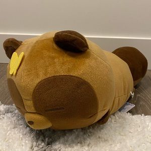 Raccoon and fox with butterfly plushy 55cm big